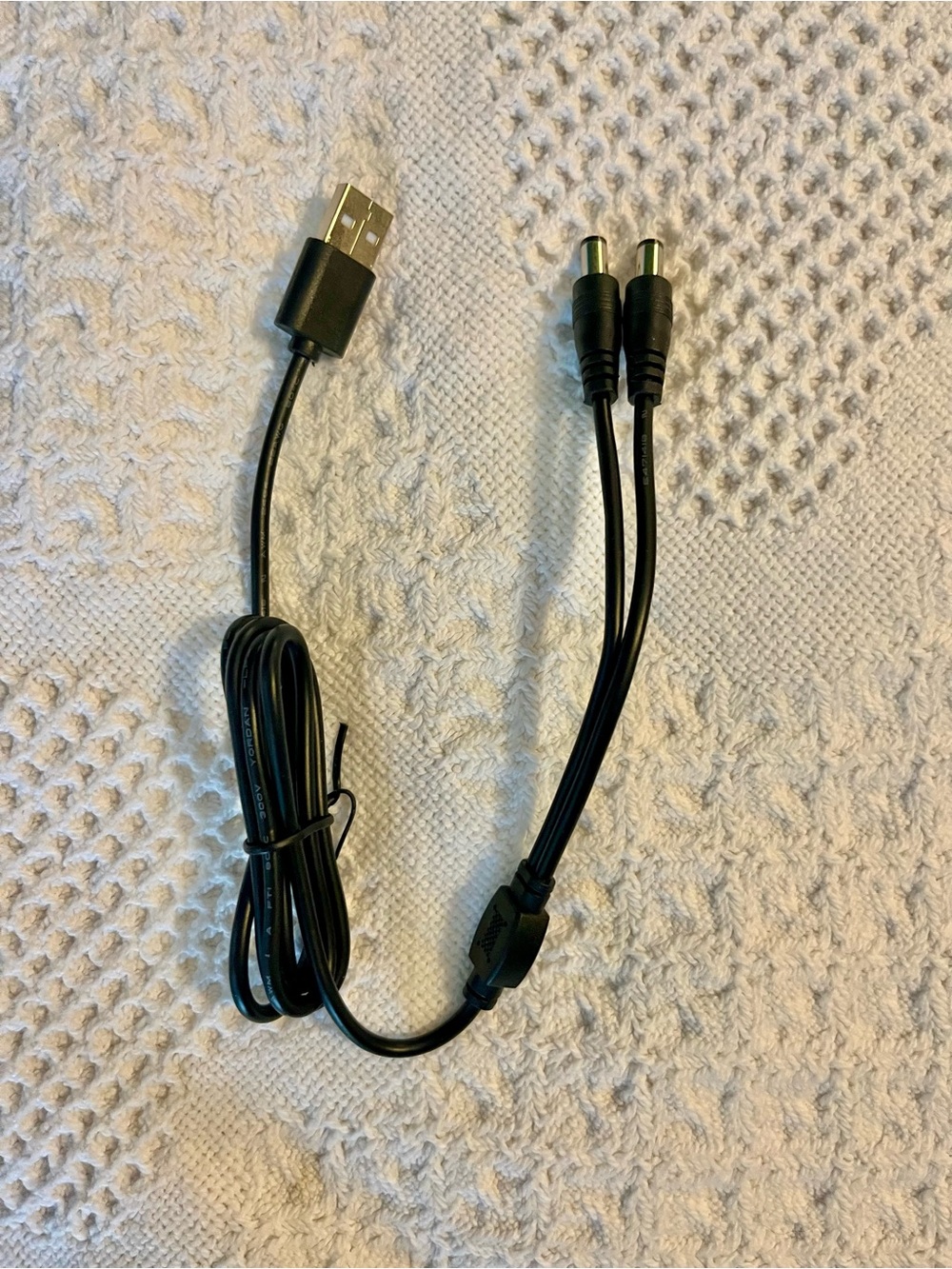 🍀 FREE 3rd item 🍀 USB to Dual DC Power Cable - Universal Power Splitter